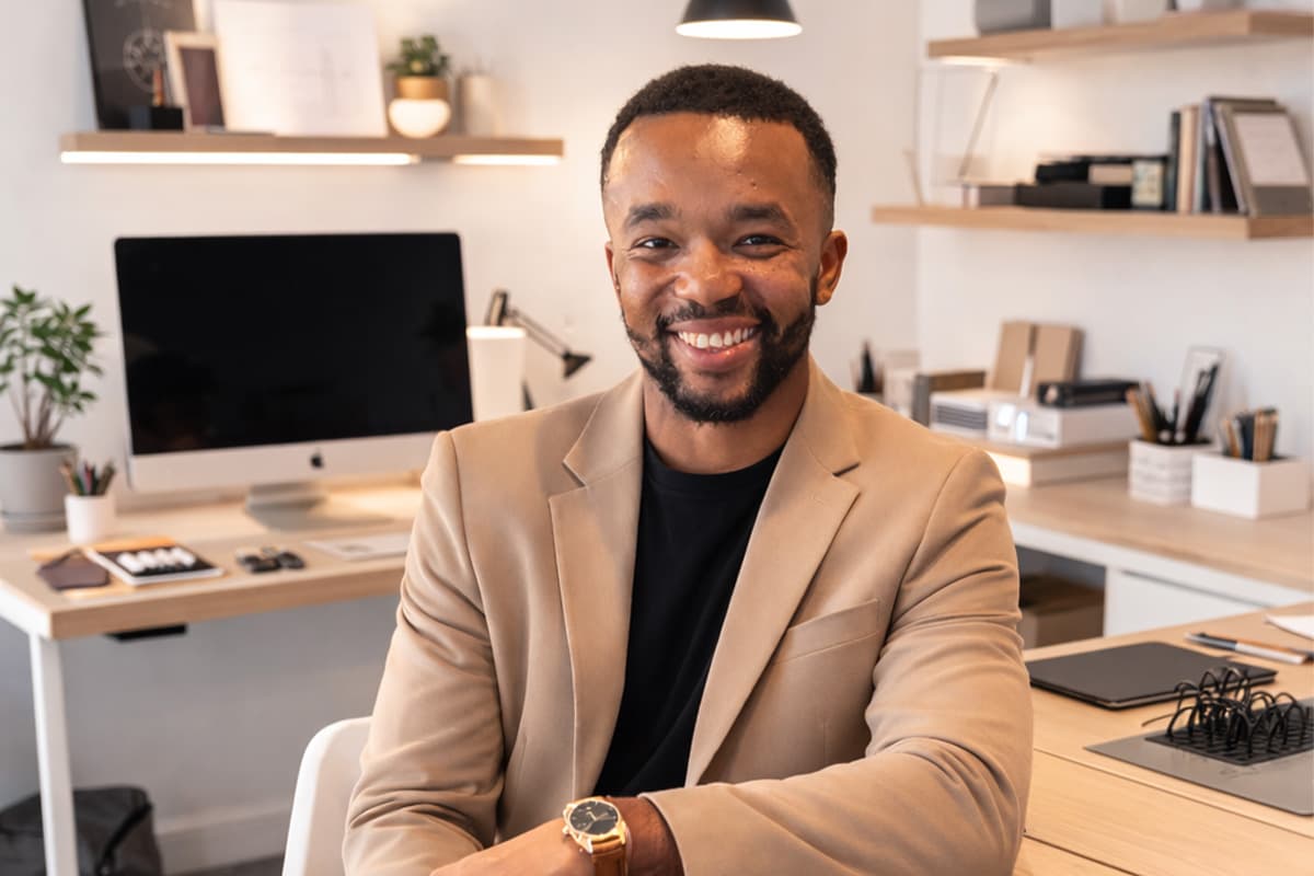 Kevin in the workshop